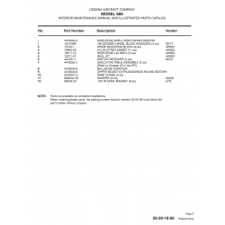 Aviation Part 12194-1 for Cessna 680 Aircraft Aviation Part 12194-1 for Cessna 680 Aircraft