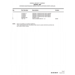 Aviation Part 4419556-10 for Cessna 680 Aircraft Aviation Part 4419556-10 for Cessna 680 Aircraft