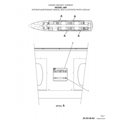Original Issue 25-20-28-02 for Cessna 680 Aircraft Original Issue 25-20-28-02 for Cessna 680 Aircraft