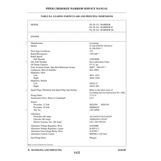 Aviation Part (MHB40164) — Piper PA-28-161 Aviation Part (MHB40164) — Piper PA-28-161