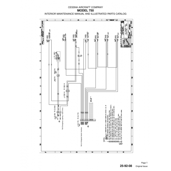 Original Issue (25-92-08) — Cessna 750