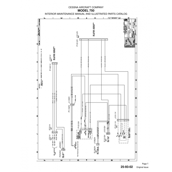 Original Issue (25-93-02) — Cessna 750 Original Issue (25-93-02) — Cessna 750