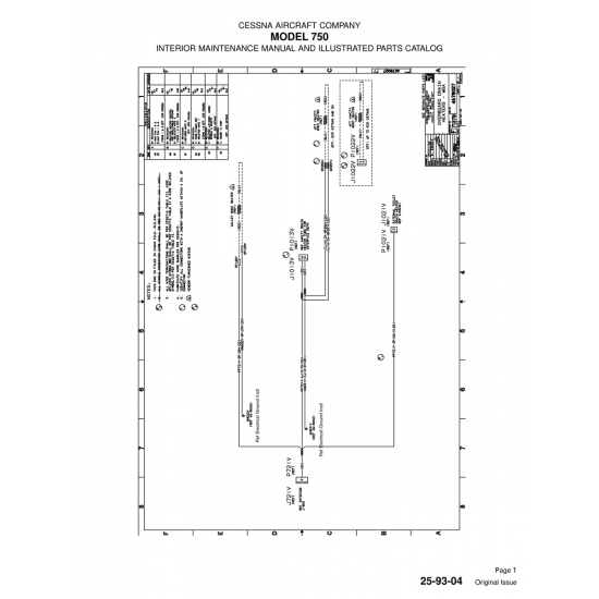 Original Issue (25-93-04) — Cessna 750 Original Issue (25-93-04) — Cessna 750