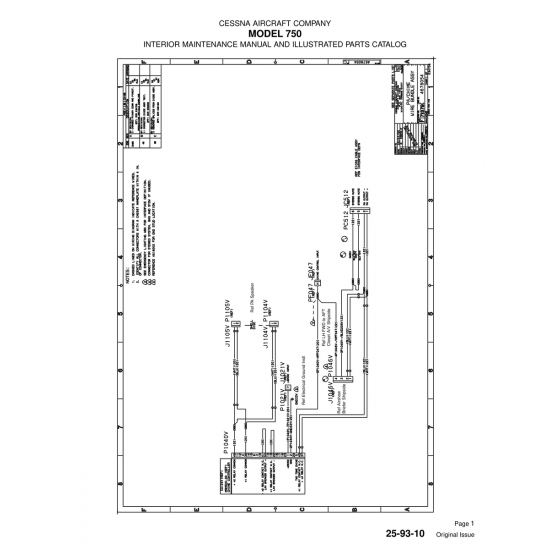 Original Issue (25-93-10) — Cessna 750 Original Issue (25-93-10) — Cessna 750