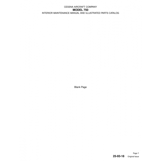 Original Issue (25-93-18) — Cessna 750
