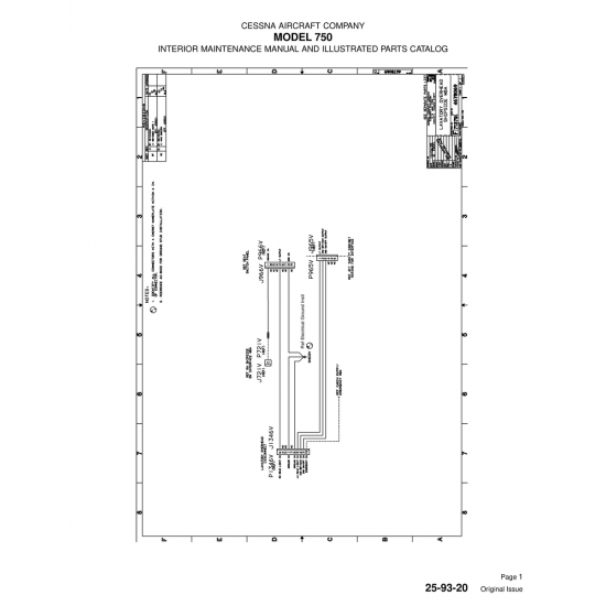Original Issue (25-93-20) — Cessna 750 Original Issue (25-93-20) — Cessna 750