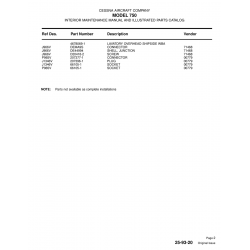 Aviation Part 207396-1 for Cessna 750 Aircraft Aviation Part 207396-1 for Cessna 750 Aircraft