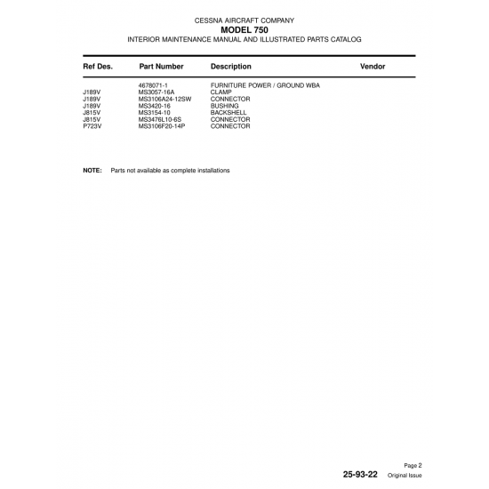 Military-Standard Aircraft Part (MS3057-16A) — Cessna 750 Military-Standard Aircraft Part (MS3057-16A) — Cessna 750