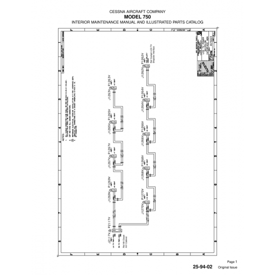 Original Issue (25-94-02) — Cessna 750 Original Issue (25-94-02) — Cessna 750