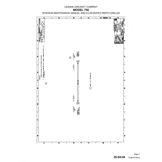 Original Issue (25-94-04) — Cessna 750 Original Issue (25-94-04) — Cessna 750