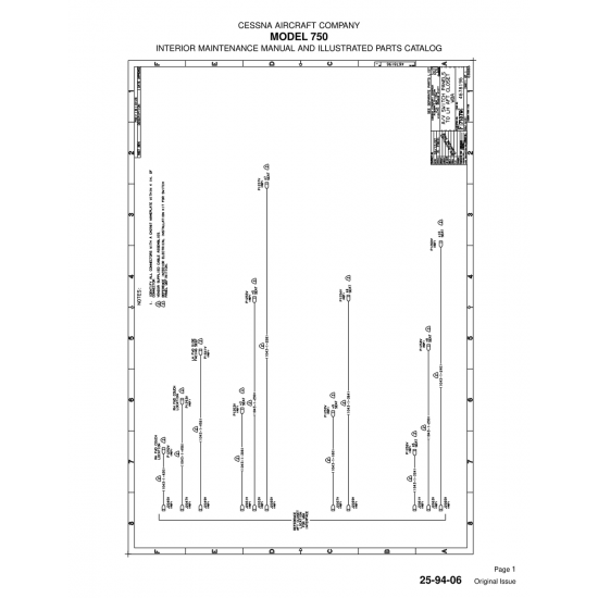 Original Issue (25-94-06) — Cessna 750 Original Issue (25-94-06) — Cessna 750
