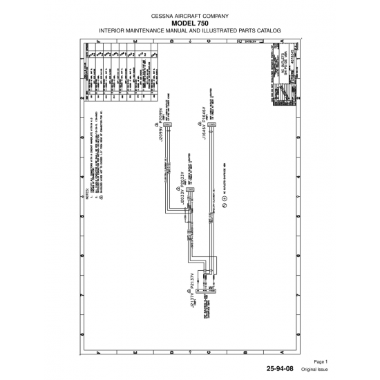 Original Issue (25-94-08) — Cessna 750 Original Issue (25-94-08) — Cessna 750
