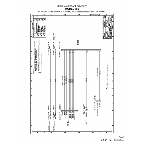 Original Issue (25-94-10) — Cessna 750 Original Issue (25-94-10) — Cessna 750