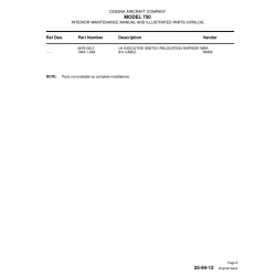 Aviation Part 1043-1-264 for Cessna 750 Aircraft Aviation Part 1043-1-264 for Cessna 750 Aircraft