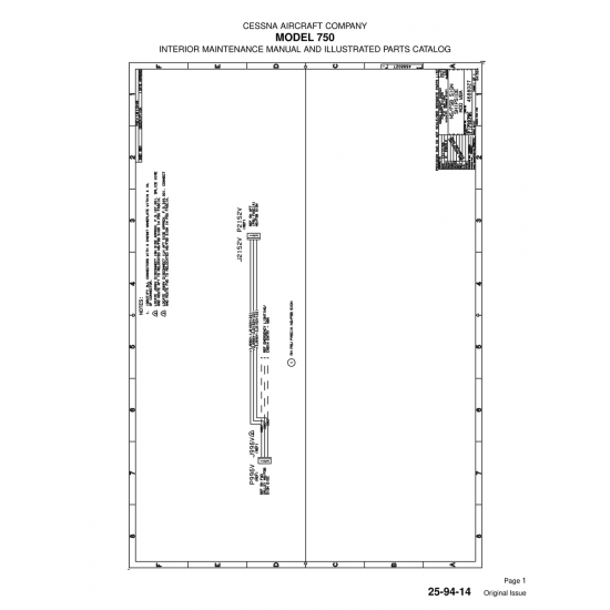Original Issue (25-94-14) — Cessna 750 Original Issue (25-94-14) — Cessna 750
