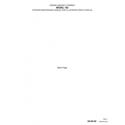 Original Issue 25-94-22 for Cessna 750 Aircraft Original Issue 25-94-22 for Cessna 750 Aircraft