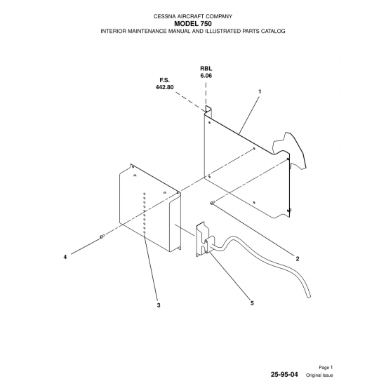 Original Issue (25-95-04) — Cessna 750 Original Issue (25-95-04) — Cessna 750