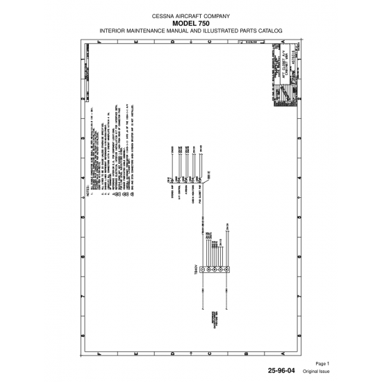 Original Issue (25-96-04) — Cessna 750 Original Issue (25-96-04) — Cessna 750