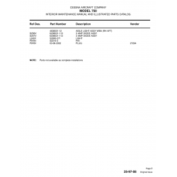 Aviation Part S2800-271 for Cessna 750 Aircraft