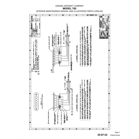 Original Issue (25-97-22) — Cessna 750 Original Issue (25-97-22) — Cessna 750