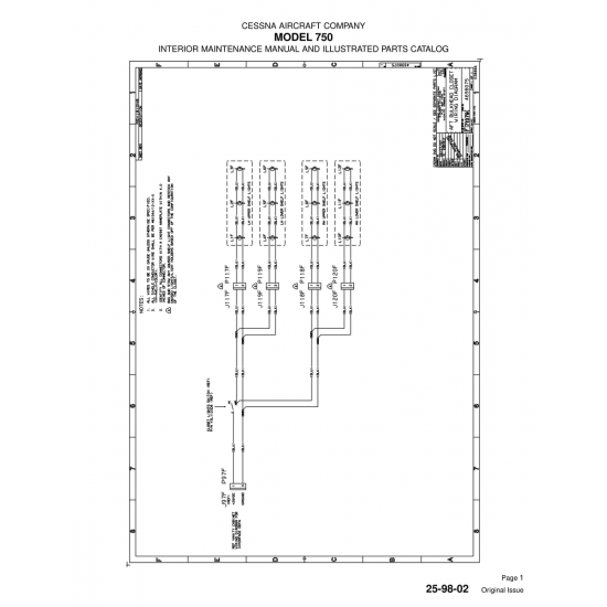 Original Issue (25-98-02) — Cessna 750 Original Issue (25-98-02) — Cessna 750