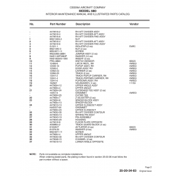 Aviation Part 12469-8 for Cessna 680 Aircraft Aviation Part 12469-8 for Cessna 680 Aircraft