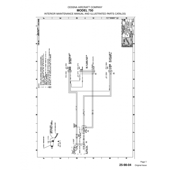 Original Issue (25-98-04) — Cessna 750 Original Issue (25-98-04) — Cessna 750