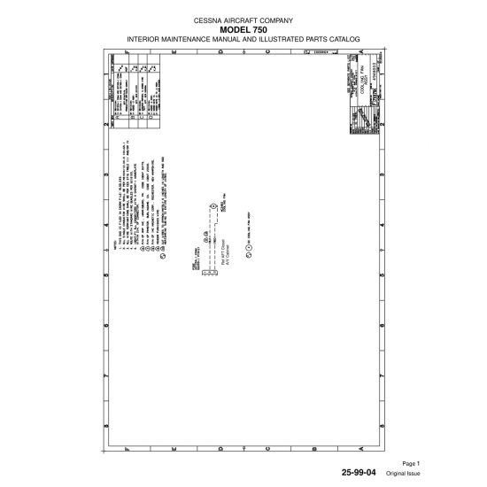 Original Issue (25-99-04) — Cessna 750 Original Issue (25-99-04) — Cessna 750