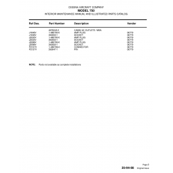 Aviation Part 480706-0 for Cessna 750 Aircraft Aviation Part 480706-0 for Cessna 750 Aircraft