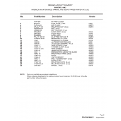Aviation Part 12325-17 for Cessna 680 Aircraft Aviation Part 12325-17 for Cessna 680 Aircraft