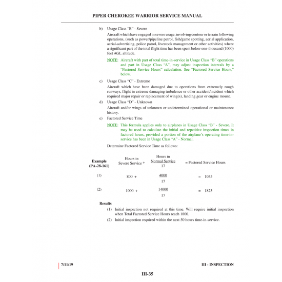 Aviation Part (III-35) — Piper PA-28-161 Aviation Part (III-35) — Piper PA-28-161