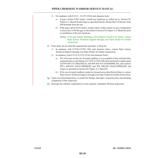 Aviation Part (III-39) — Piper PA-28-161 Aviation Part (III-39) — Piper PA-28-161