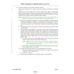 landing gear strut cylinders 65319-002 for Piper PA-28-161 Aircraft