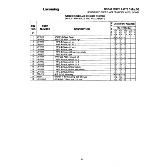 Aviation Part (LW-12093-5)