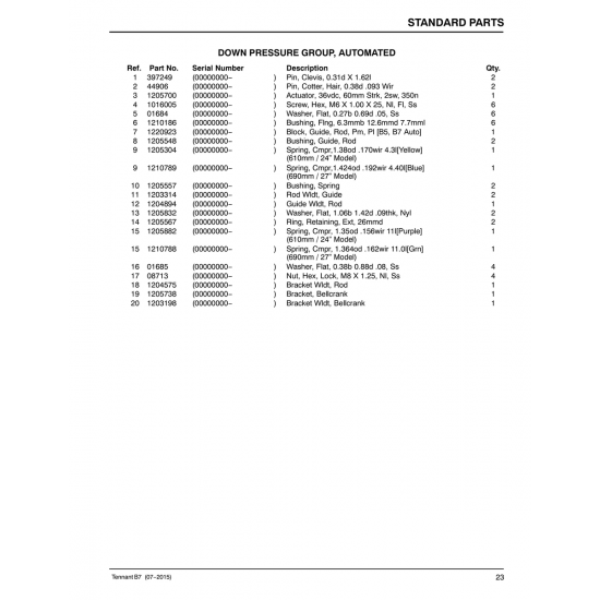 Aviation Part (01684) — Vans Aircraft Rv 7 Aviation Part (01684) — Vans Aircraft Rv 7