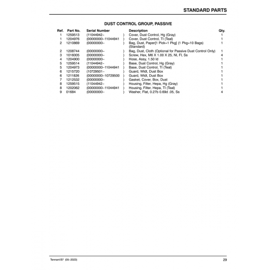 Aviation Part (1259514) — Vans Aircraft Rv 7 Aviation Part (1259514) — Vans Aircraft Rv 7