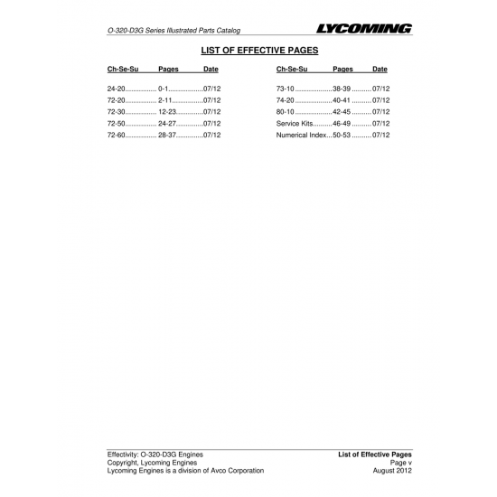 Aviation Part (74-20) Aviation Part (74-20)