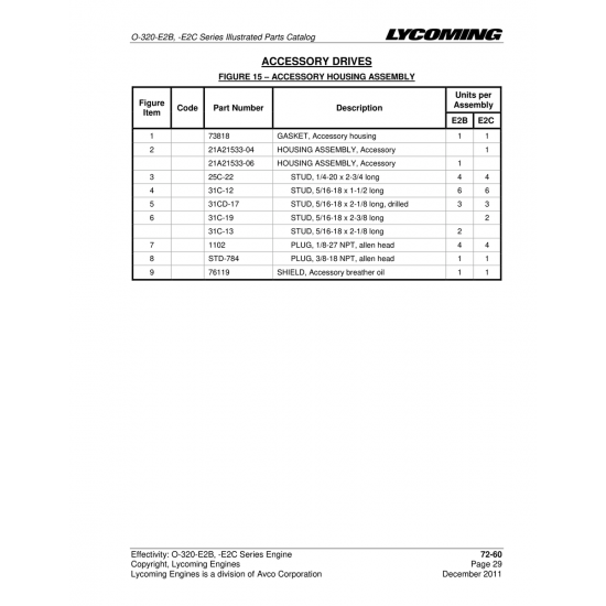 Housing Assembly, Accessory (21A21533-06) Housing Assembly, Accessory (21A21533-06)