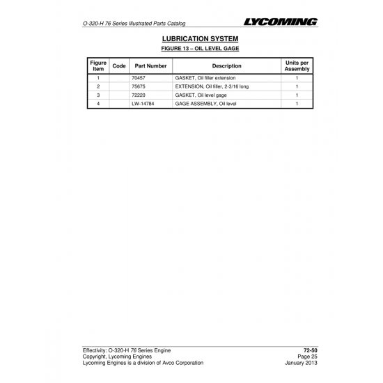 Extension, Oil filler, 2-3/16 long (75675) Extension, Oil filler, 2-3/16 long (75675)