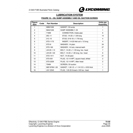 Sump Assembly, Oil (56A21246) Sump Assembly, Oil (56A21246)