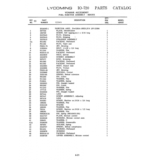 Aviation Part (3195354) Aviation Part (3195354)