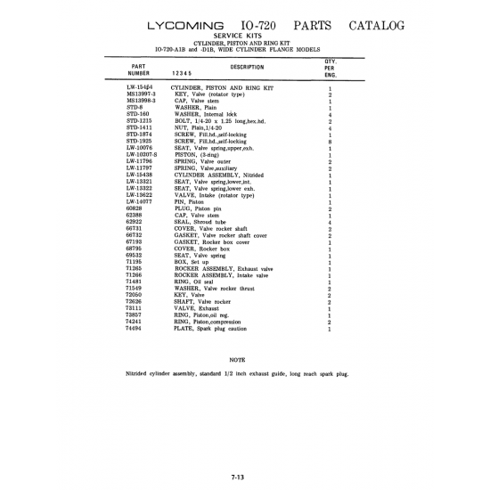 Aviation Part (LW-15464)