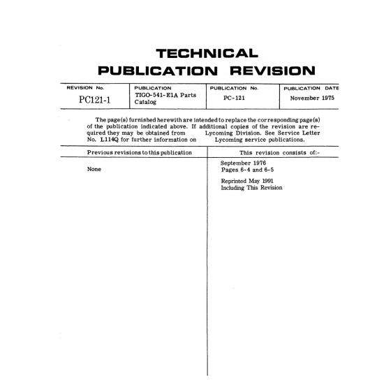 Aviation Part (PC121-1) Aviation Part (PC121-1)