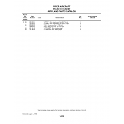 Aviation Part 35592-00 for Piper PA-28-161 Aircraft Aviation Part 35592-00 for Piper PA-28-161 Aircraft