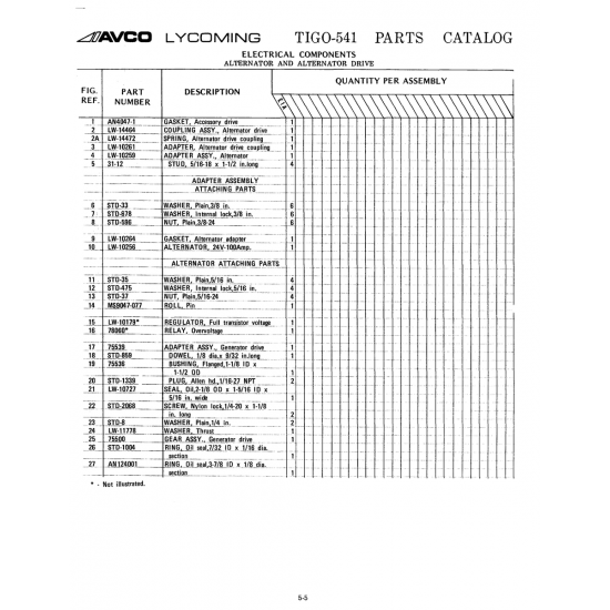 Aviation Part (W-10264) Aviation Part (W-10264)
