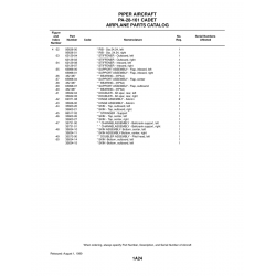 Aviation Part 35634-15 for Piper PA-28-161 Aircraft
