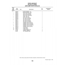 Aviation Part 35640-18 for Piper PA-28-161 Aircraft