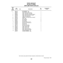 Aviation Part 65586-05 for Piper PA-28 Cherokee Aircraft Aviation Part 65586-05 for Piper PA-28 Cherokee Aircraft
