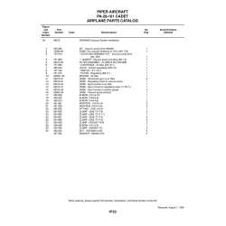 Aviation Part 63904-29 for Piper PA-28-161 Aircraft Aviation Part 63904-29 for Piper PA-28-161 Aircraft