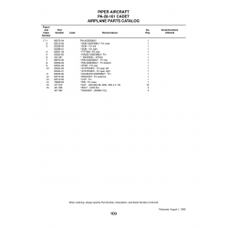 Aviation Part 65034-00 for Piper PA-28 Cherokee Aircraft